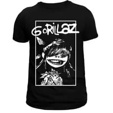 Camisa, Camiseta, Banda de Rock , Gorillaz, 100% Algodão, Envio Rápido.