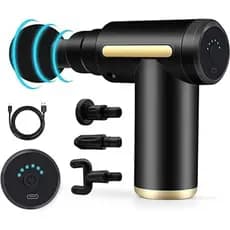 Massageador Muscular Elétrico Profissional Pistola Massageadora 6 Velocidades Bivolt