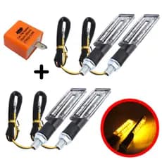 Kit Setas Led Universal Honda Xre300 Xre190 Nxr Bros 160 Honda Cb Twister 250 Titan Xre + Relê Pisca