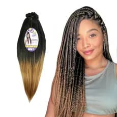 Jumbo Box Braids Premium Ser Mulher 609gr Antibactericida e Antfúngico Sem Irritações no Couro Cabeludo