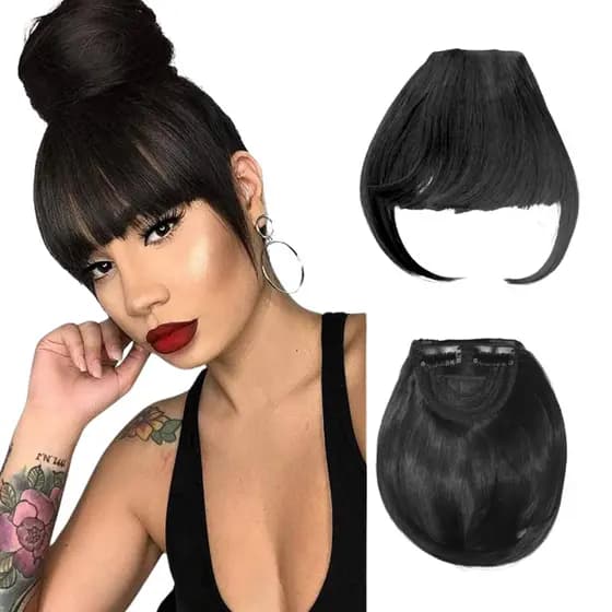Franja Aplique Tic Tac Cabelo Orgânico