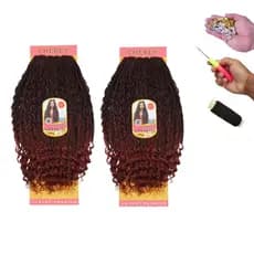 Kit 2x Gypsy Braids 600g + Agulha + Anel Para Trança e Lastex