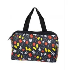 Bolsa Térmica Preta Partes Corpo Mickey 24x34x14cm - Disney