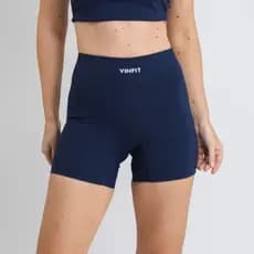 Shorts Academia Feminino em Poliamida Compressão Zero Transparência VINFIT