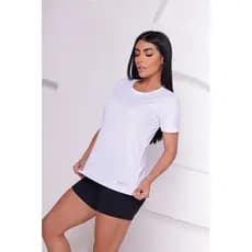 Blusa Baby Look Dry-Fit Feminina Fitness