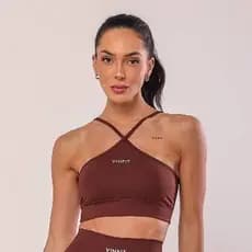 Top Cruzado Fitness Academia Beach Tenis Corrida Treino Poliamida