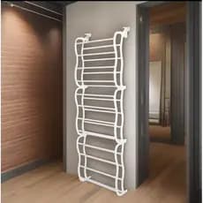 Sapateira Vertical 36 Pares Preto /Branco Quartos Multiuso Porta Parede Prateleira Suspensa Organizador Sapatos Calçados