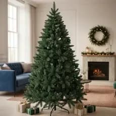 Árvore Pinheiro Natal Grande 210cm 1100 Galhos Cheia Verde Tradicional Decoração Natalina Premium
