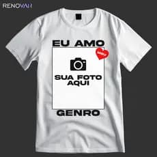 Camiseta Eu Amo Minha Nora/Genro Personalizada - Camisa Namorados Genro e Nora Casal