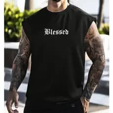 Regatas Oversized para Academia Moda Streetwear Masculina Treino Unissex Larga 100% Kit Regata