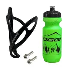 Suporte Caramanhola Bicicleta Parafusos Garrafa 500ml Kit