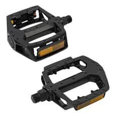 Pedal Plataforma Bike Alumínio Rosca Fina 1/2 ou Rosca Grossa 9/16 MTB Passeio Urbana Cargueira