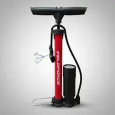 Bomba Ar Encher Pneu Bike Carro Moto Manômetro Bico Duplo
