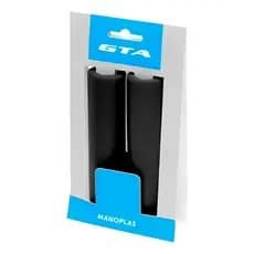 Manopla Punho Bicicleta Mtb Gta Silicone Preta Macia Comfort