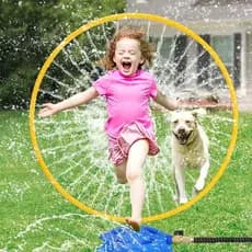 Brinquedo Verão Água Divertido Infantil Gira Splash Jardim Jato Circular 360 Menino Menina