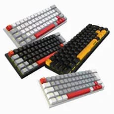 Teclado Gamer Mecânico Kuromori 60% Switch Blue\Red Led Rainbow Cores PCYES Premium