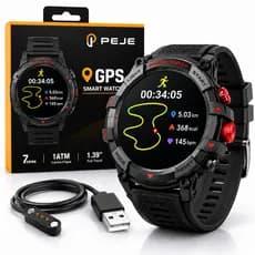 Relógio Inteligente Smartwatch Strava Saúde Sport Treino E Corridas À Prova D'água Preto Mesh
