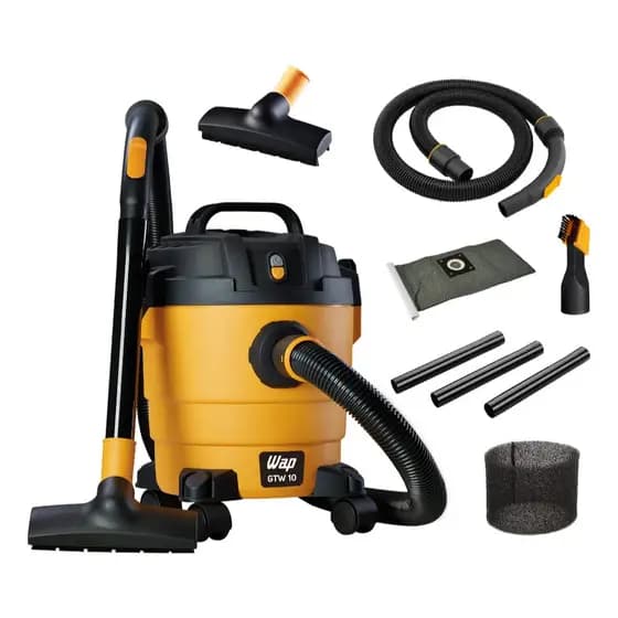 Aspirador de Pó e Água WAP GTW 10 1400W de Potência com Bocal de Sopro 220V