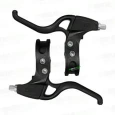 Maçaneta Manete o Par V-brake Nylon GTS - Preta AG Promoção