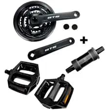 Pedivela Bike GTS + Movimento Central + Pedal Aluminio