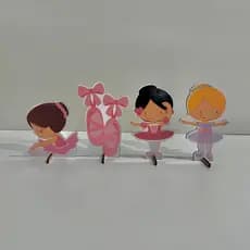 Kit 4 Displays de Mesa Bailarinas - Centro de Mesa, Decoração