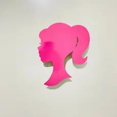 Luminária Led Barbie Abajur Luminosa e Estilosa