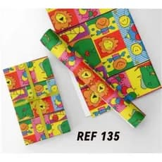 40 FOLHAS DE PAPEL RESMA INFANTIL 50X60.