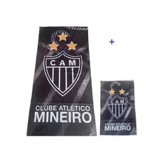 KIT TOALHA DE BANHO E DE MÃO ATLETICO MINEIRO