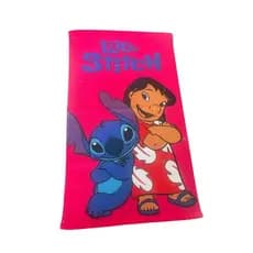 Toalhinha de rosto do Stich rosa