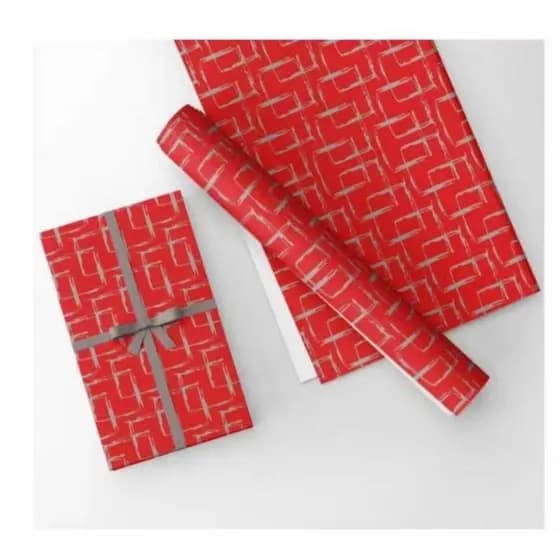 40 folhas de papel de presente 50x60