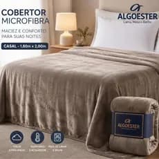 Cobertor Flannel 250 G Casal Aconchego e Suavidade Varias Cores Tam. 180x220