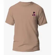 🌹 Camiseta camisa Estampada com Rosa Artística – Estilo Autêntico e Moderno