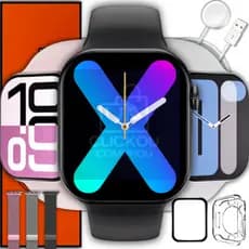 Relógio Smartwatch W10 Mini Série 10 Tela Amoled 41mm Responde WTS 256MB Com 2 Pulseiras e Proteção