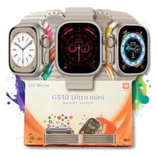 Relógio Inteligente Smartwatch GS10 Ultra Mini 2 Pulseiras IP67 - Serie 10