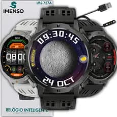 Relógio Smartwatch Imenso IMS-757A 128MB 3ATM 100+ Modos Esportivos GPS Tela TFT 1.7