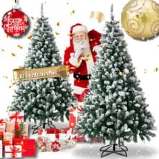 Árvore de Natal Nevada 2,10m com 650 Galhos Luxo Realismo e Elegância para uma Decoração Natalina Incrível