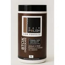 Hair Polish Btox Chocolate Liso Perfeito AntiFrizz Alisante 1L