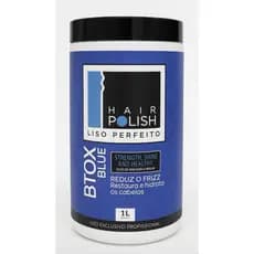 Hair Polish Btox Blue Liso Perfeito Loira Matizador Antifrizz Alisante 1L