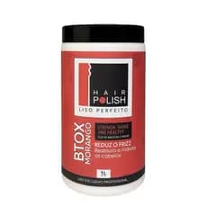 Hair Polish Btox Morango Alisamento Anti-Frizz Restaura Hidrata Cabeileireiro Profissional
