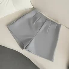 Short Alfaiataria Feminino Social Modelo Cintura Alta curto