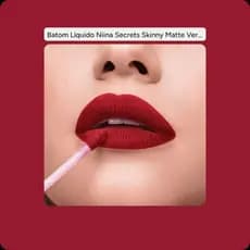 LANÇAMENTO!!BATOM LÍQUIDO SKINNY MATTE E DUO PERFECT MATCH NINA SECRETS*