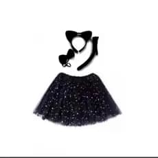 fantasia gatinho preta adulto (Lisa/Brilho)