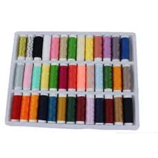 Kit 39 Retrós De Linha Costura 91 M Cores Sortidas ou Mini Kit de costura