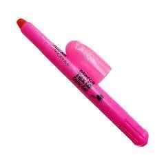 Marca Texto Gel BRW Rosa Fluorescente Retrátil – Não Borra e Não Resseca | Escolar e Escritório