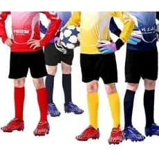 04 ou 01 PareS Par de Meias de Futebol Infantis de Qualidade Premium, CORES A SUA ESCOLHA!