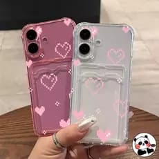 Capa Carteira Para Redmi Note 14 13 12 11 Pro Plus 11S 10 Max 10S 8T 8 5G 4G De Luxo Cute Pixel Love Simples À Prova De
