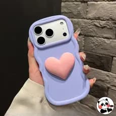 Capa De Telefone Fofa 3D Love Para Motorola Moto G86 G75 G40 Fusion G30 G20 G10 G22 E22S E32 G14 G04 G04S G24 E40 E30 5G