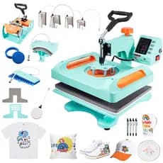 Prensa Térmica 11 Ee 1 Sublimação Camiseta Chinelos Bones Prato Voltagem 110v/220v Mecolour