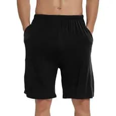 Kit 3 Shorts Chimpa Flanelada Masculino C/ 2 Bolso Zíper Bermuda Shorts Chimpa Moletom Flanelado Masculino Masculina Adulto Cores Lisa Com bolso Zíper Estilo Casual Esporte