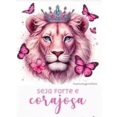 Quadro decorativo 1 peça 40x60 Leoa Borboleta para sala quarto